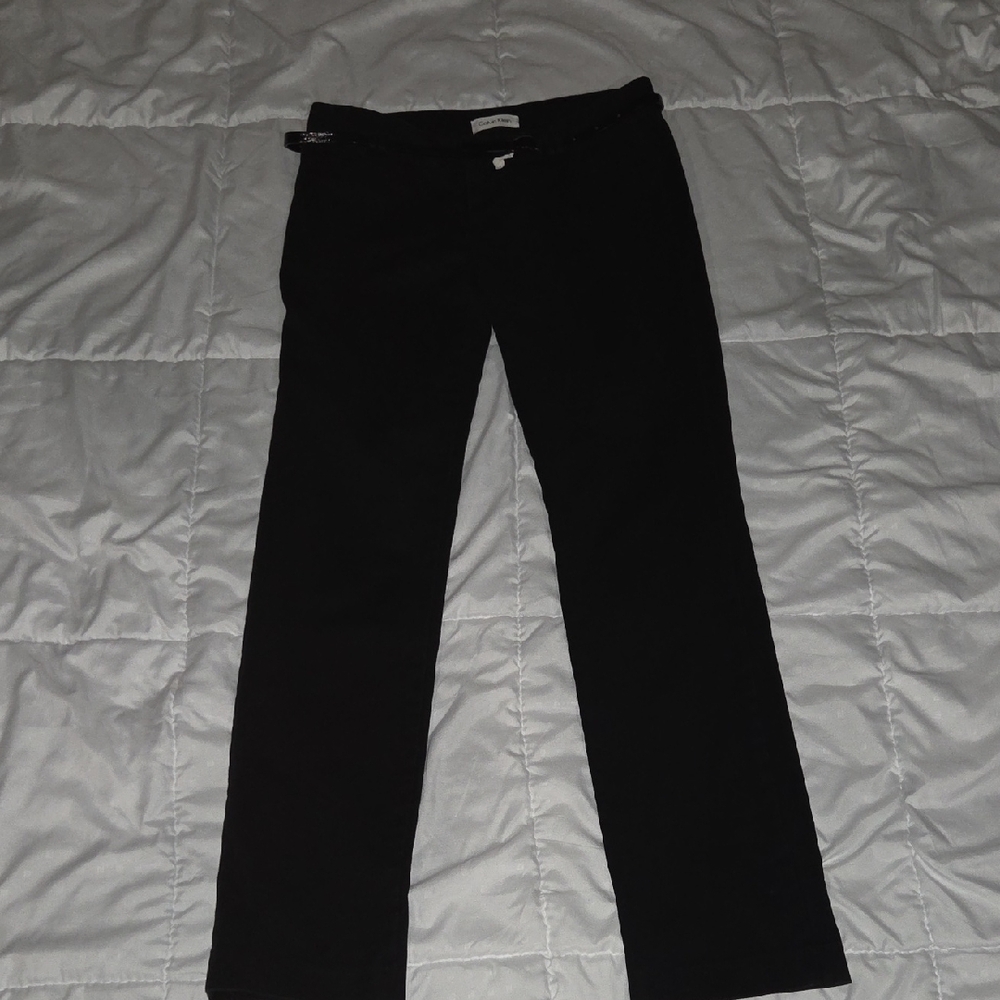 Calvin Klein Black Boot-Cut Women’s Pants